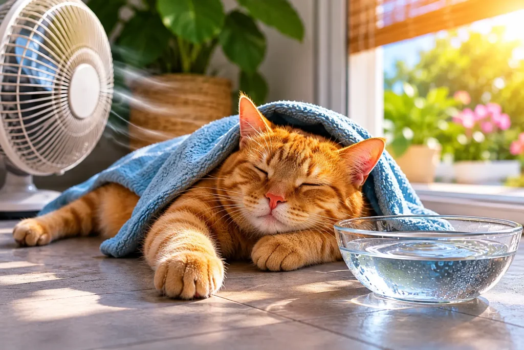 proteggi il tuo gatto dal caldo