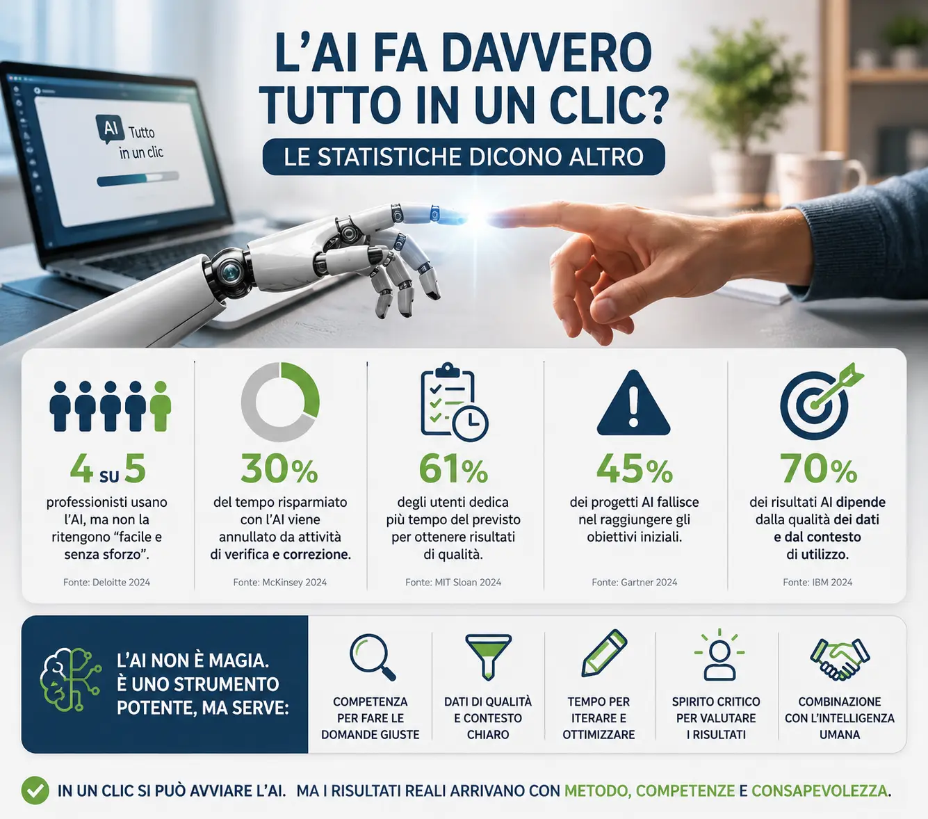 Infografica Ai hype rispetto alla realtà