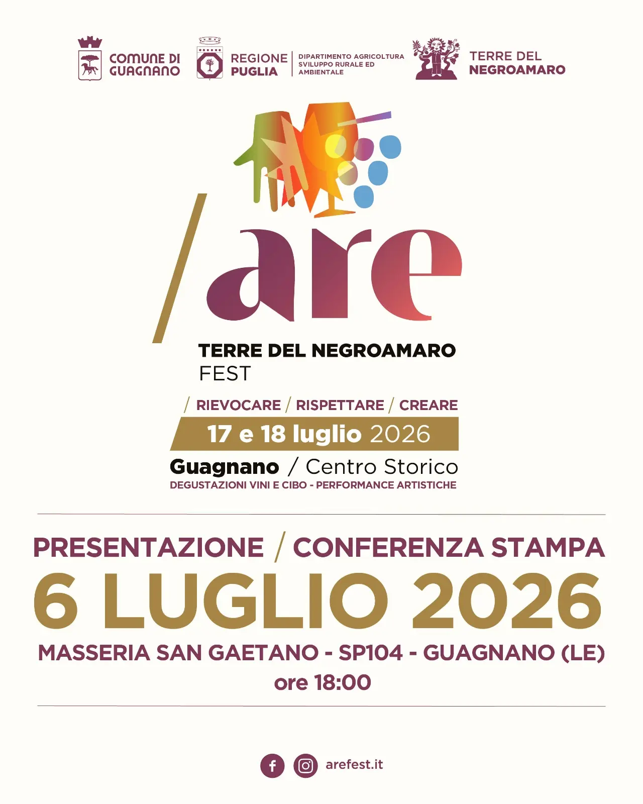 Are Terre del Negramaro Fest, locandina