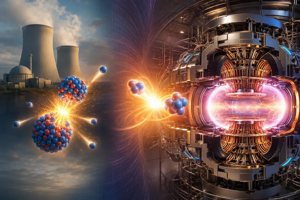 Fusione e fissione nucleare e il tokamak