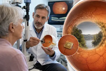 Maculopatia: il chip retinico che ridà la vista centrale, in evidenza