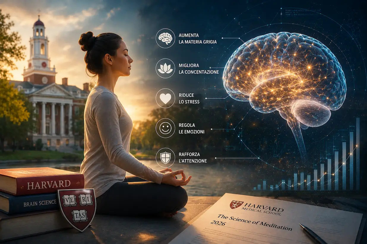 elettroencefalogramma durante una sessione di meditazione meditazione e cervello lo studio di Harvard