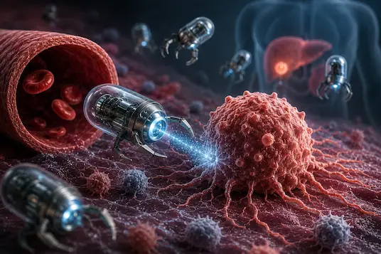 Magnetobot contro il cancro in evidenza
