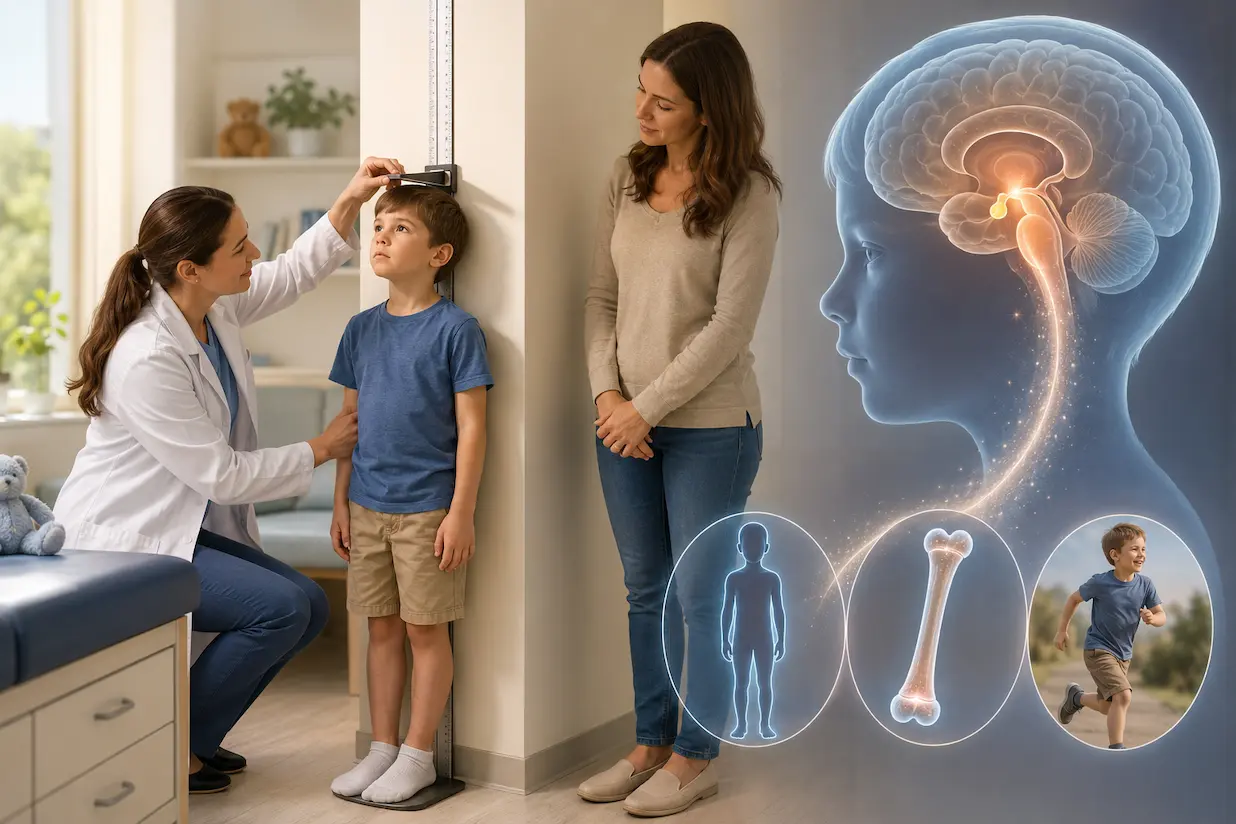 ormone della crescita GH deficit carenza bambini statura ipofisi diagnosi Ormone della crescita: a cosa serve