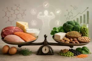 proteine animali e vegetali in evidenza