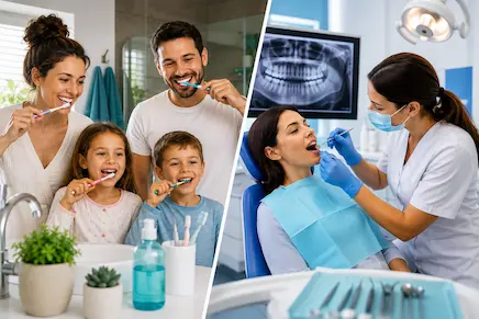 Pulizia dei denti e igiene orale, in evidenza