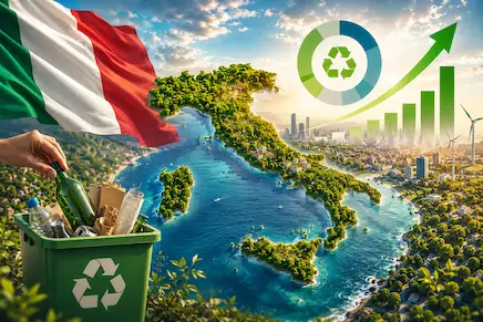 Raccolta differenziata e riciclo in Italia, dati 2026 in evidenza