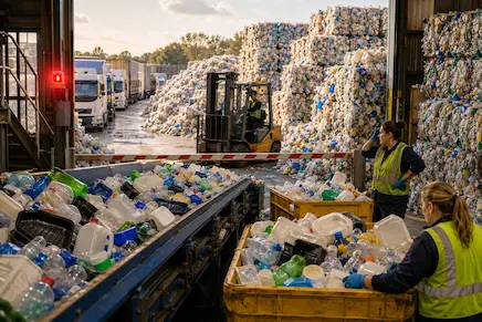 Raccolta differenziata della plastica rischio blocco 2026, in evidenza