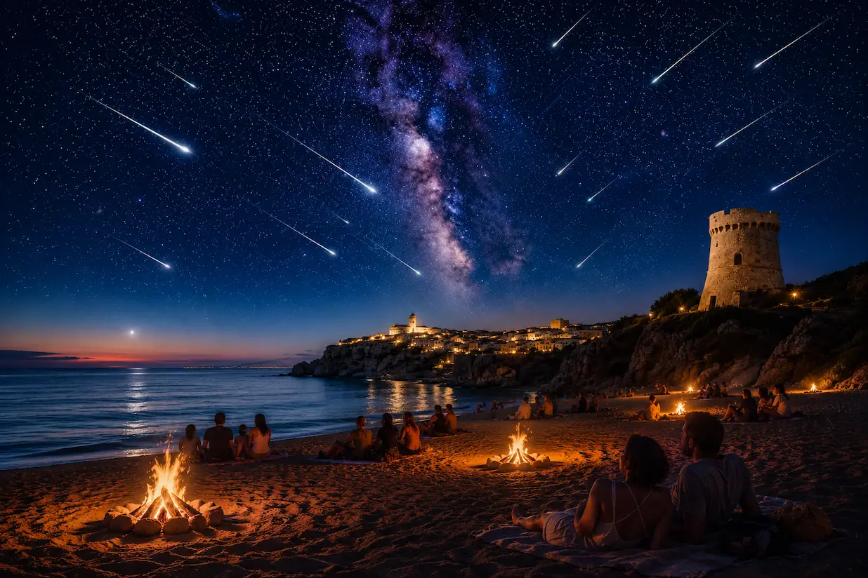 Stelle cadenti 2026: le Perseidi nel cielo notturno di agosto Stelle cadenti 2026 Perseidi agosto