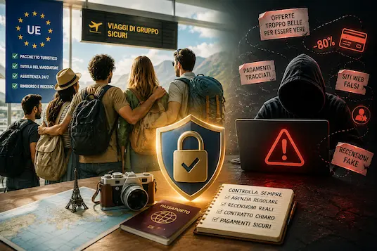 viaggi di gruppo sicuri in evidenza