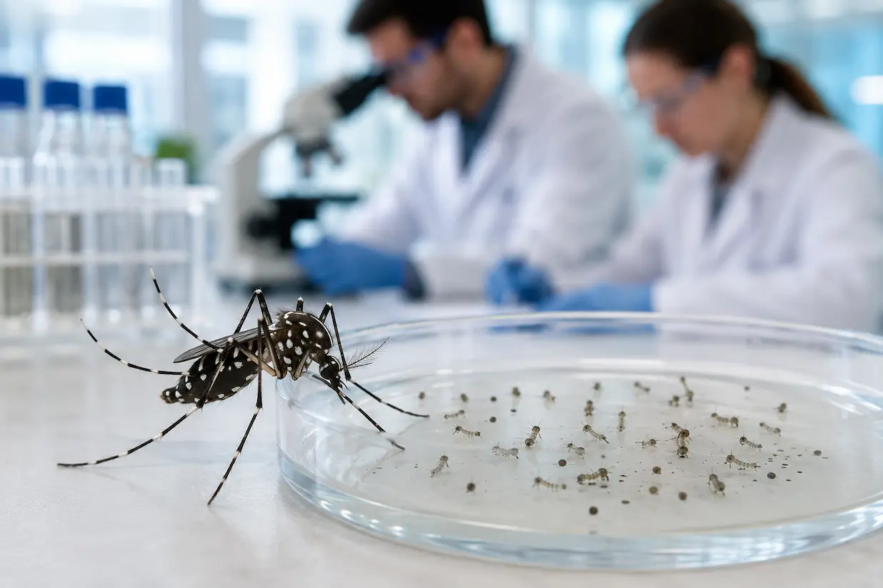 zanzara tigre Aedes albopictus e il batterio Wolbachia usato dall'ENEA zanzara tigre